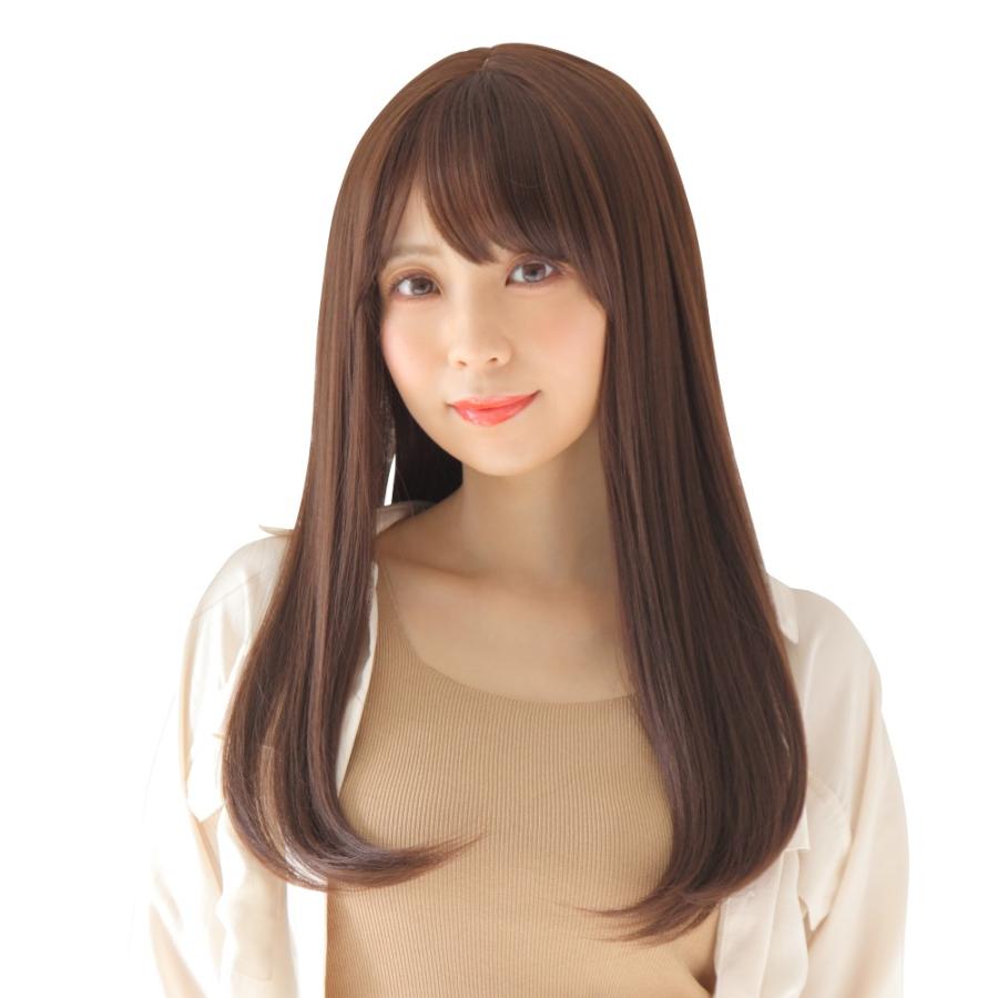 WIGGY RICH ストレートロング(ショコラブラウン) 茶髪 ウィッグ アニメ