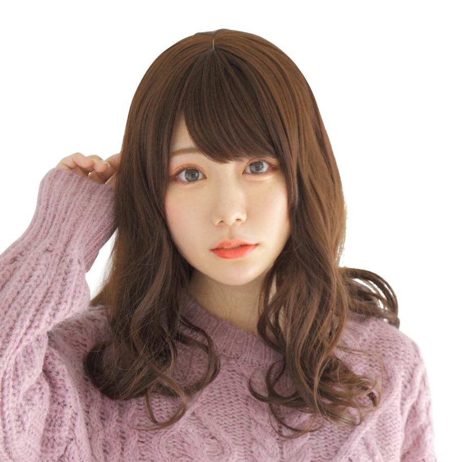 WIGGY RICH ウェーブミディアム(ショコラブラウン) 茶髪 ウィッグ