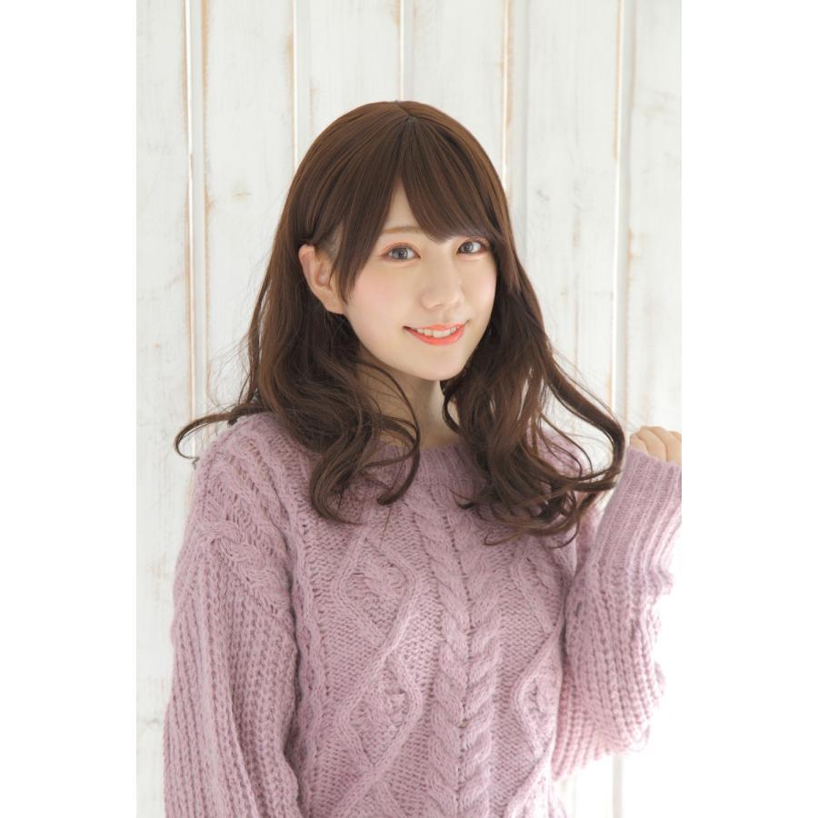 WIGGY RICH ウェーブミディアム(ショコラブラウン) 茶髪 ウィッグ