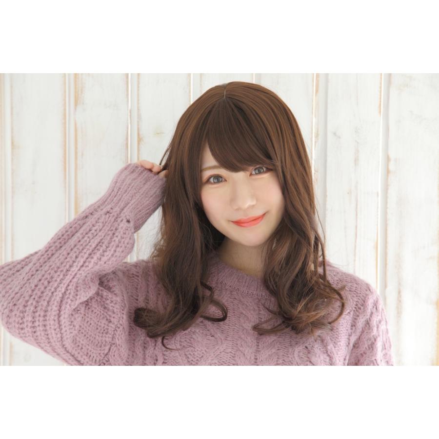 【美品】人毛100%ウィッグ｜リッチショコラブラウン｜スーパーロング WIGGY RICH ウェーブミディアム(ショコラブラウン) 茶髪 ウィッグ