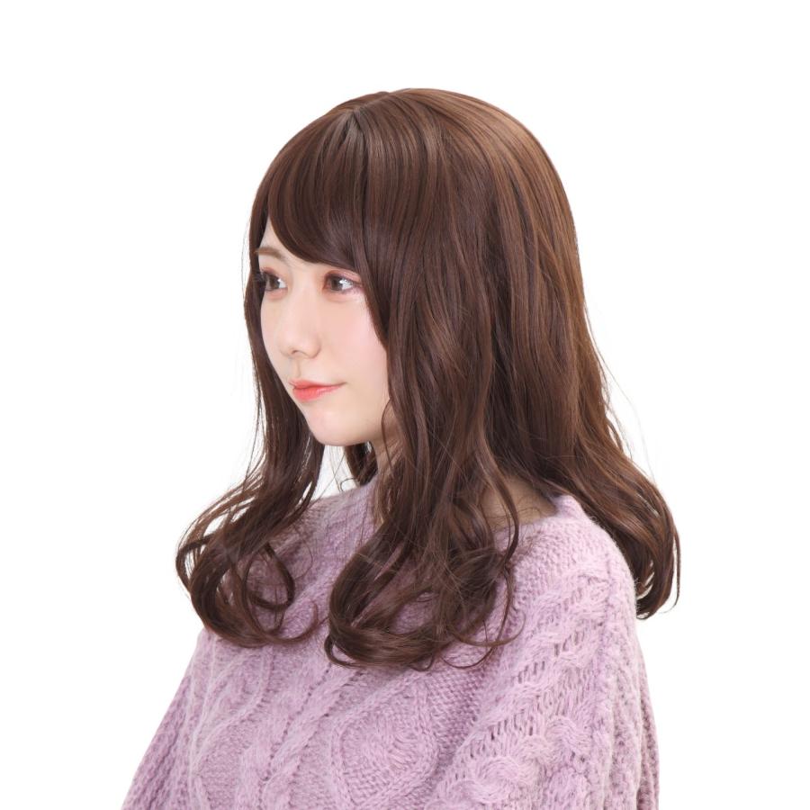 WIGGY RICH ウェーブミディアム(ショコラブラウン) 茶髪 ウィッグ