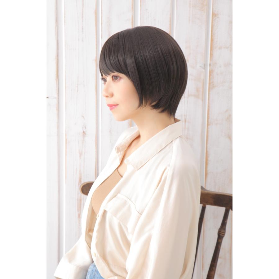 WIGGY RICH マニッシュショート(ブラウニーブラック) 黒 ウィッグ