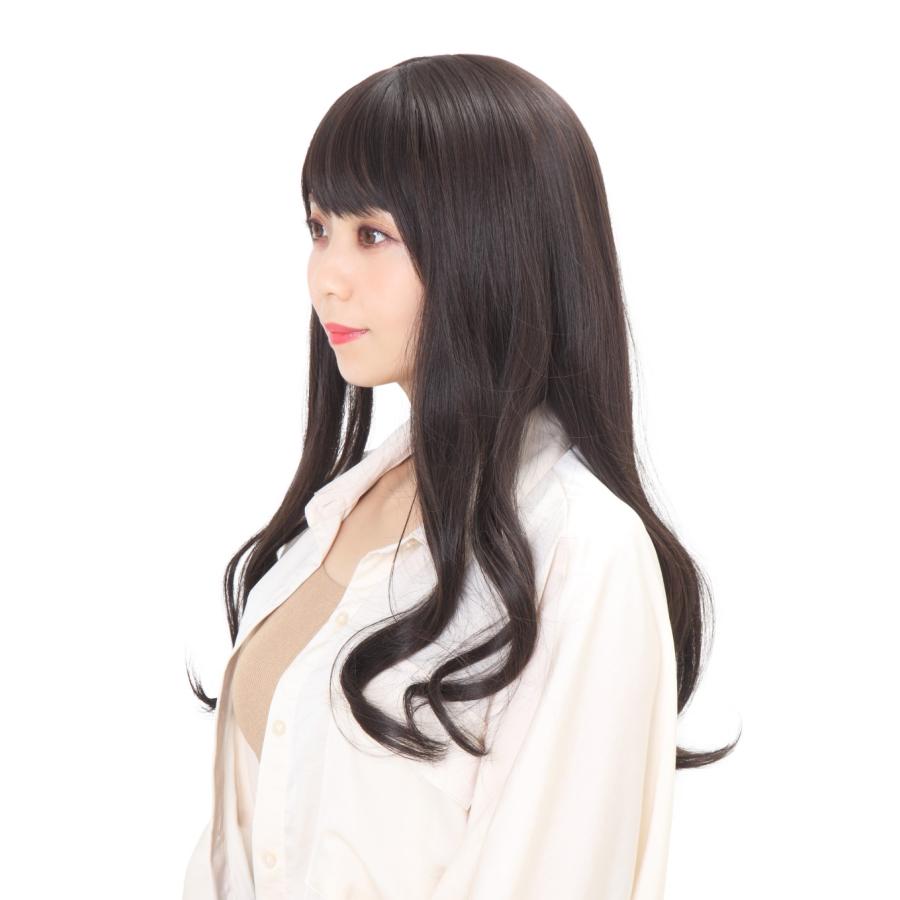 WIGGY RICH ウェーブロング(ブラウニーブラック) 黒 ウィッグ