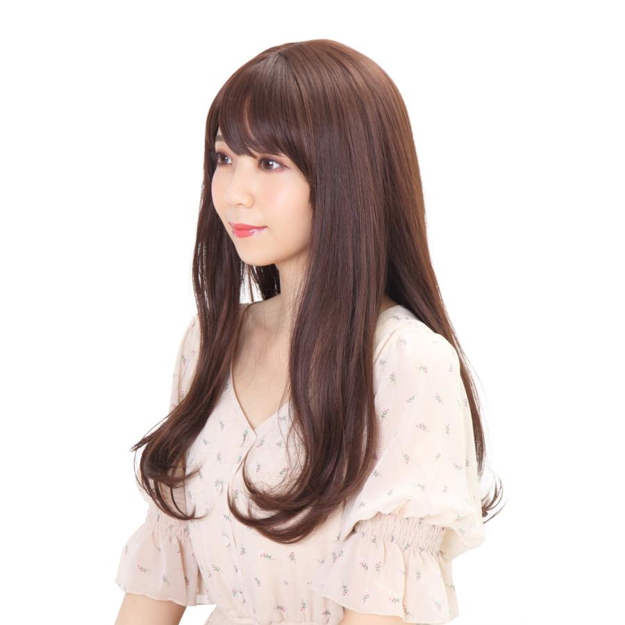 WIGGY RICH ウェーブロング(ショコラブラウン) 茶髪 ウィッグ アニメ