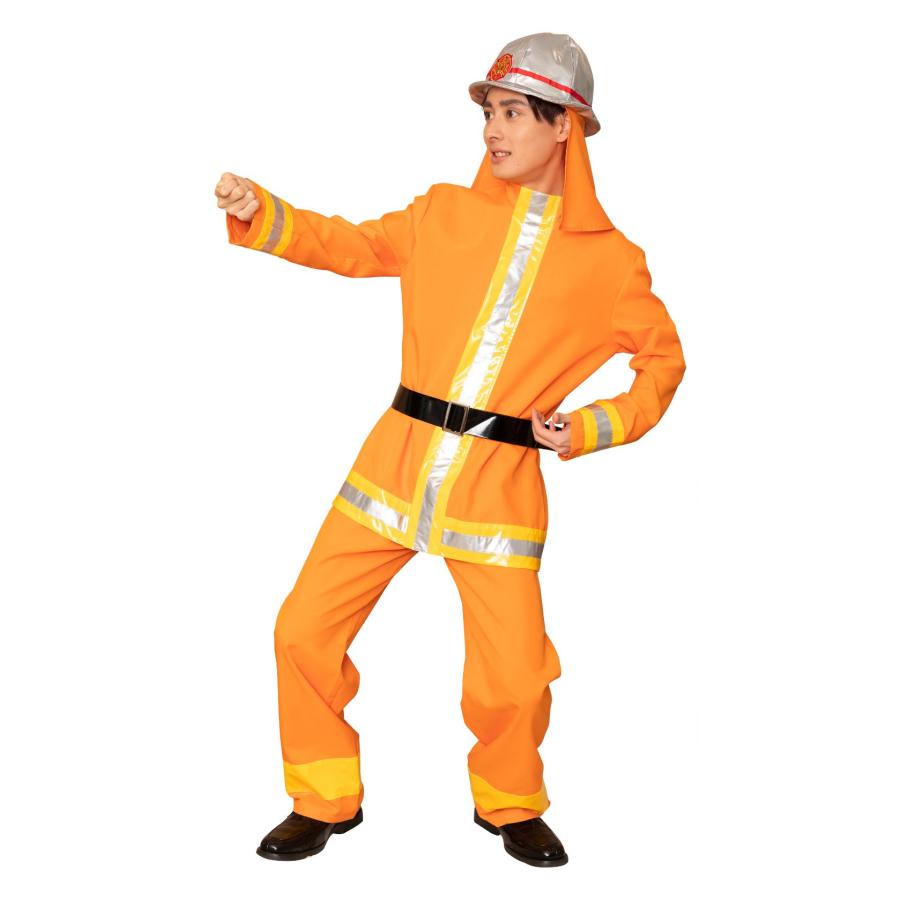 消防士さん★なりきりズボン MENコス ファイヤーマン 消防士 消防隊員 消防官 コスプレ なりきり