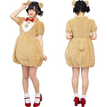 ふわもこアニマル クッキーベア ブラウン 熊 くま アニマル 集団仮装