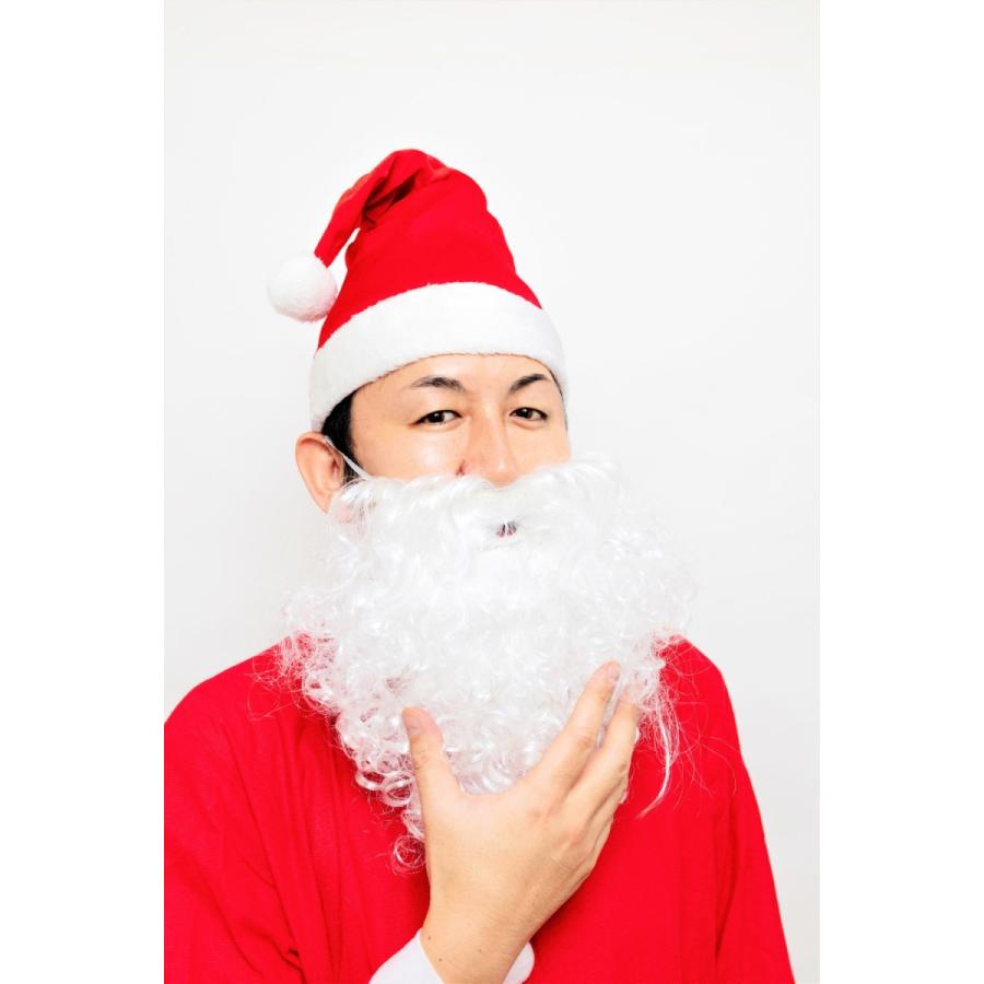 サンタさんのひげ カール 白ひげ クリスマス会 クリパ : パーティー 