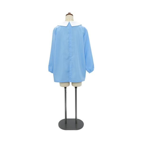 お求めやすく価格改定 Acm66 保育園 ブルー 幼稚園児 幼稚園 スモック コスプレ フリーサイズ 男女兼用 Materialworldblog Com