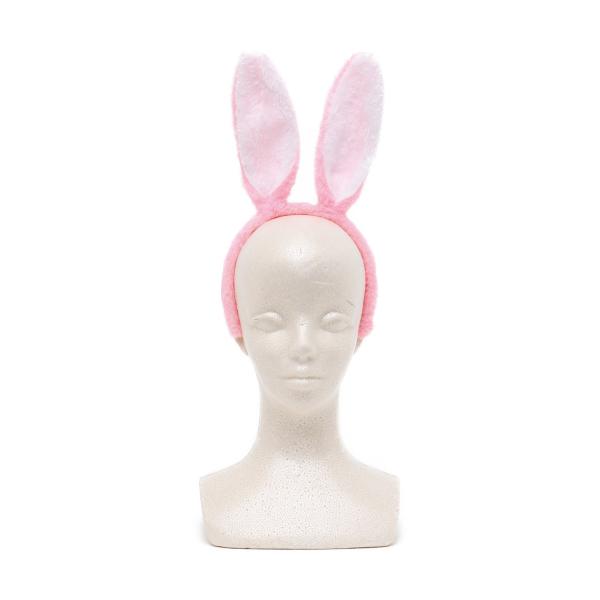 新発売 うさ耳カチューシャ ピンク ウサギ ラビット うさぎ 耳 カチューシャ お遊戯 行事 演劇 舞台 ハロウィン パーティ 仮装 イベント コスプレ 宴会 イースター Materialworldblog Com