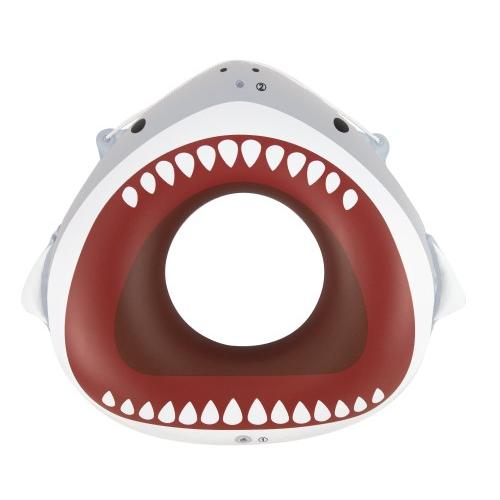 変形浮輪80cm（90*110） シャーク 変型ウキワ 鮫 サメの口
