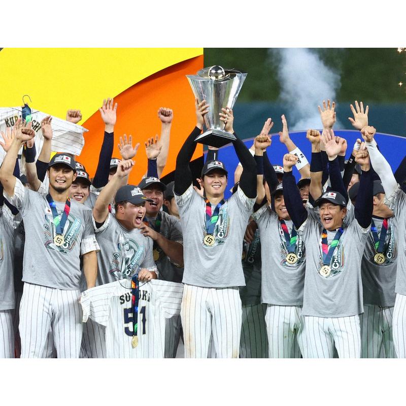 Mサイズ 2023年 WBC 日本優勝記念 優勝時選手着用モデル Tシャツ Mサイズ 2023年 WBC 日本優勝記念 優勝時選手着用モデル Tシャツ