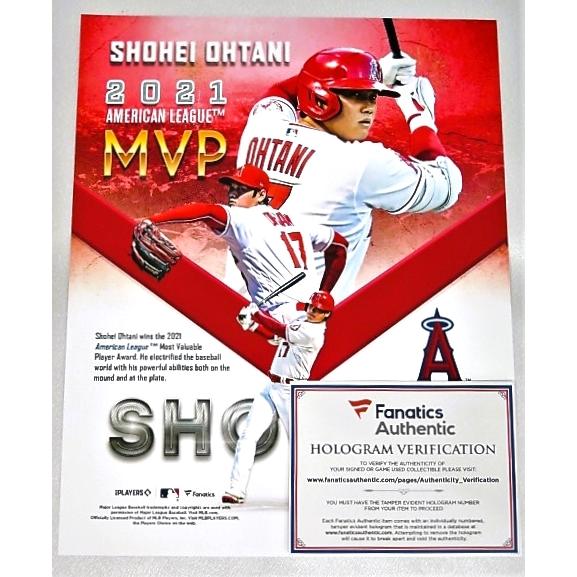MS】超レア!大谷翔平直筆サイン2021年最優秀選手賞「21 AL MVP MS】超レア!大谷翔平直筆サイン2021年最優秀選手賞「21 AL MVP