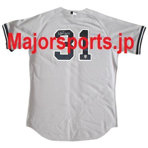 MS】イチロー直筆サイン#31ヤンキース公式ロードジャージー MS】イチロー直筆サイン#31ヤンキース公式ロードジャージー