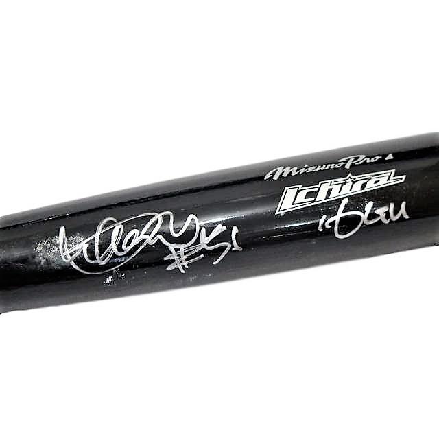 イチロー直筆サイン2016年公式戦実使用済バット ドジャース イチロー直筆サイン2016年公式戦実使用済バット ドジャース