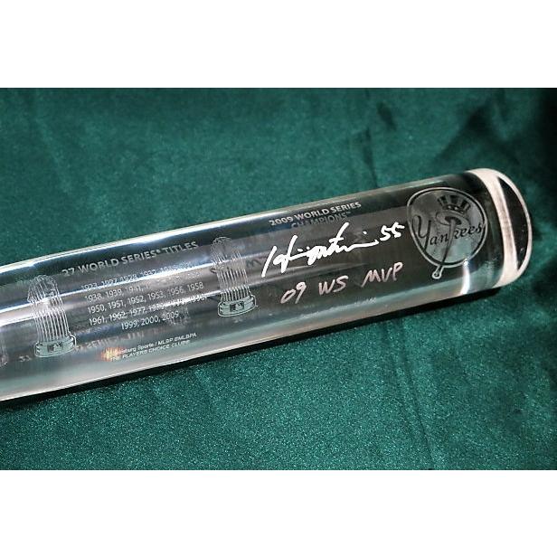 松井秀喜直筆サイン2009年ワールドシリーズMVP記念アクリル製特別限定