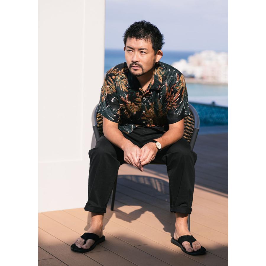 かりゆしウェア 沖縄 アロハシャツ Majun マジュン かりゆし 結婚式 メンズ半袖シャツ開襟 送料 代引手数料無料 クロトンフレイム Bgmh Majun ヤフー店 通販 Yahoo ショッピング