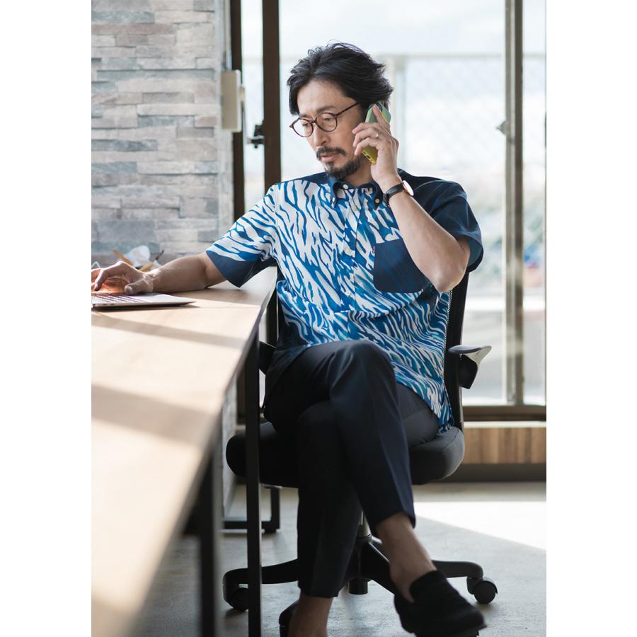 かりゆしウェア 沖縄 アロハシャツ Majun マジュン かりゆし 結婚式 メンズ シャツ 大きいサイズ 送料無料 気魂の波 Cdcs Majun ヤフー店 通販 Yahoo ショッピング