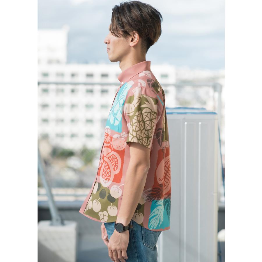 かりゆしウェア 沖縄 アロハシャツ Majun マジュン かりゆし 結婚式 メンズ シャツ 大きいサイズ 送料無料 南国フルーツ Cdc013s Majun ヤフー店 通販 Yahoo ショッピング