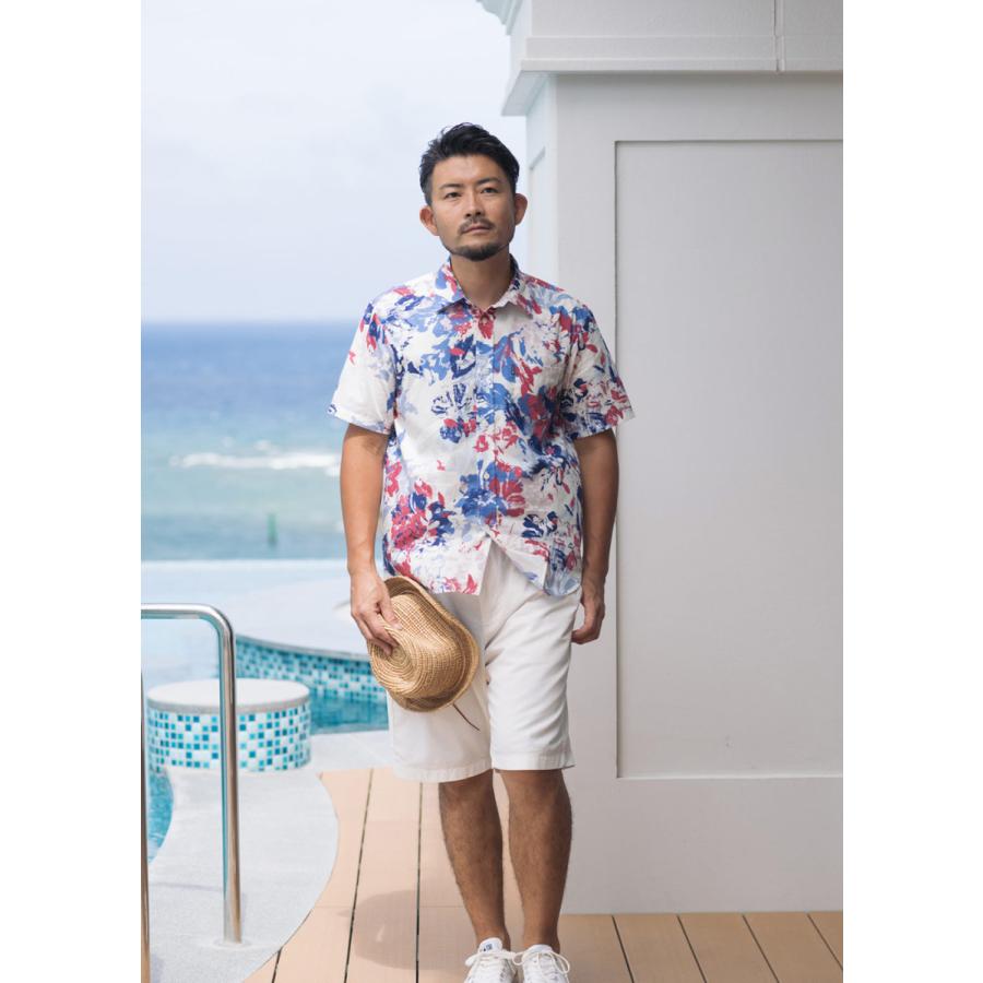 かりゆしウェア 沖縄 アロハシャツ Majun マジュン かりゆし 結婚式 メンズ シャツ 大きいサイズ 送料無料 ペインティングデライト Cvmh Majun ヤフー店 通販 Yahoo ショッピング