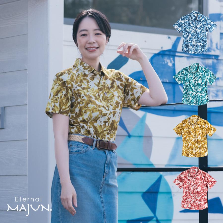 majun マジュン　かりゆしウェア　レディース　 半袖 MAJUN（マジュン） かりゆしウェア 沖縄 アロハシャツ かりゆし 結婚式