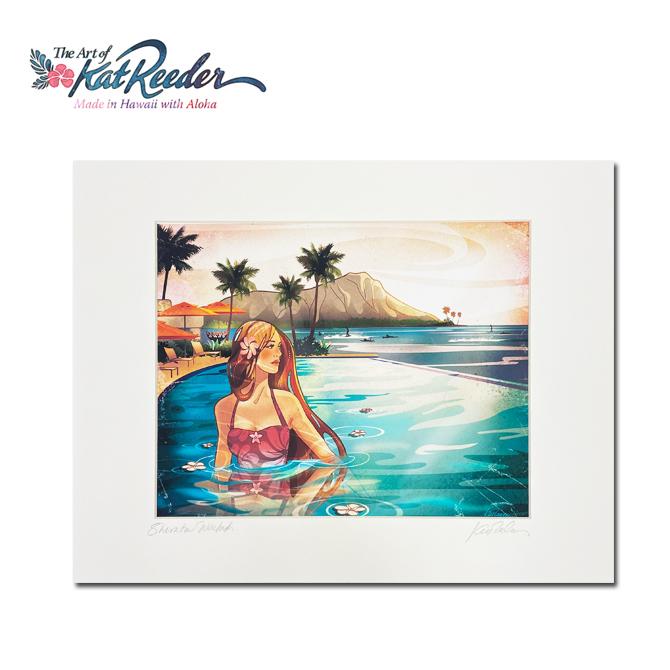 カットリーダー Sheraton Waikiki 28 0 35 5cm アートプリント Kat Reeder ハワイ ハワイアン フラ フラダンス アート 雑貨 南国 絵 Hw Kr Sw Ma Kai ヤフーショップ 通販 Yahoo ショッピング