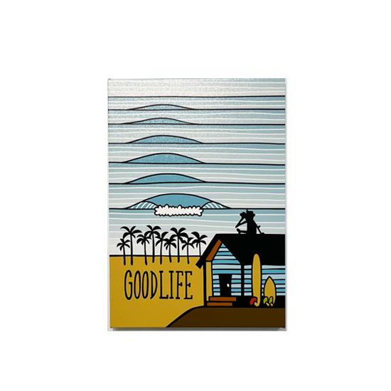 ルーズマン A3キャンバスアート "GOOD LIFE"【LOOSEMAN サーフアーティスト 絵 海 波 ハワイアンアート ハワイアン雑貨 インテリア 西海岸】_1