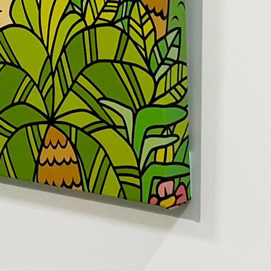 ルーズマン A3キャンバスアート "LOCAL ONLY"【LOOSEMAN サーフアーティスト 絵 海 波 ハワイアンアート ハワイアン雑貨 インテリア 西海岸】_3