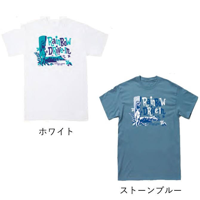 レインボードライブイン×ムーキーサト コラボ Tシャツ「ダイアモンドヘッド」 【RAINBOW DRIVE-IN  MOOKIE SATO ハワイ ハワイアン トップス】｜makai｜04