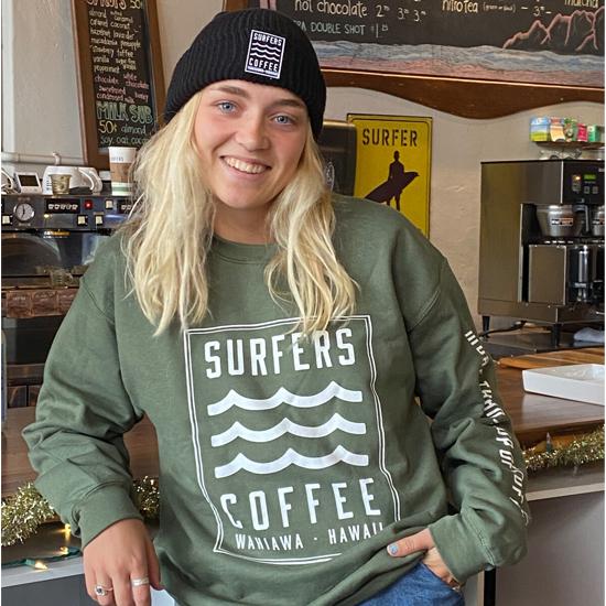 サーファーズコーヒー ビーニー ニットキャップ 【SURFERS COFFEE 