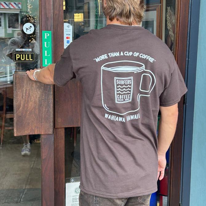 サーファーズコーヒー CUP LOGO Tシャツ Lサイズ【SURFERS COFFEE