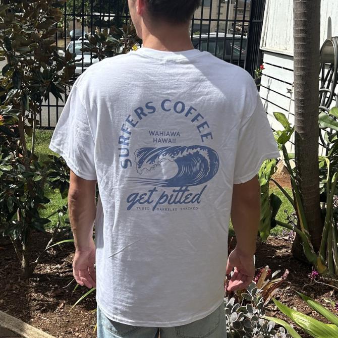 サーファーズコーヒー GET PITTEDO Tシャツ Lサイズ【SURFERS COFFEE