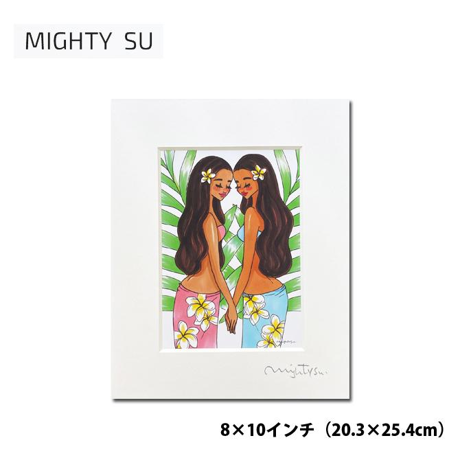 8×10インチ】マイティースー アートプリント 「Twin」【Mighty Su