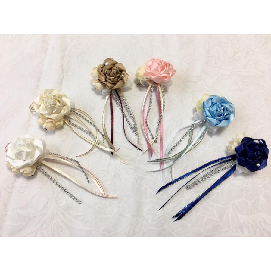 ハワイアンリボンレイ バラのコサージュ キット 1402 リボンレイキットの店マカナアロハ 通販 Yahoo ショッピング