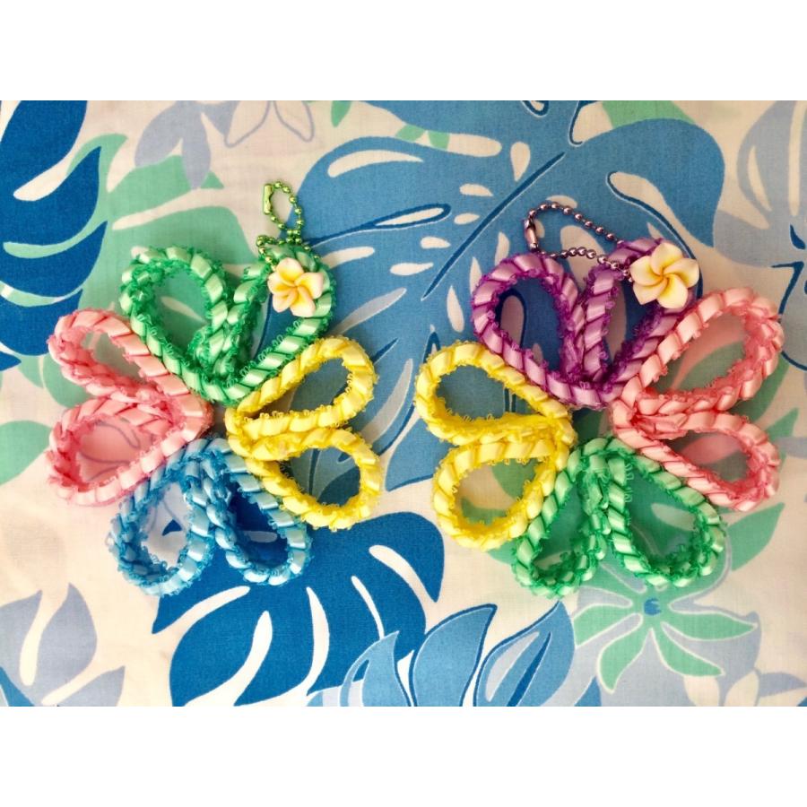 ハワイアンリボンレイ【四つ葉のクローバーチャーム キット】 215リボンレイ・ハンドメイドキットの店マカナアロハ 通販 Yahoo!ショッピング