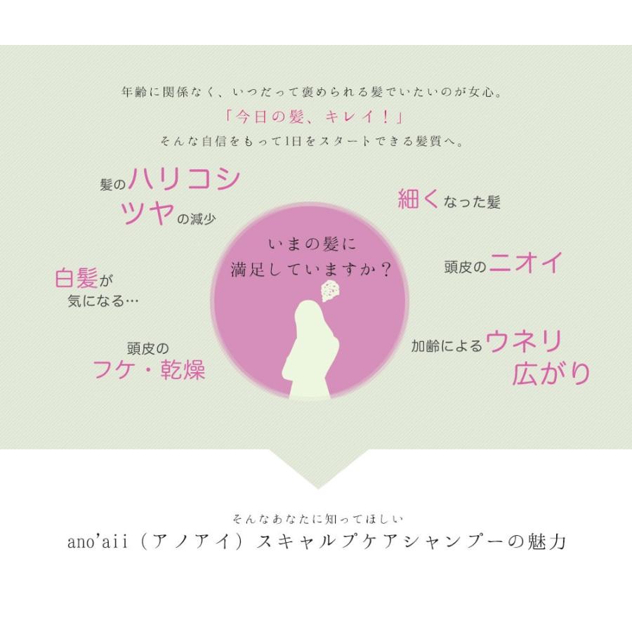 ano'aii アノアイ エイジングスカルプシャンプー 1000ml 送料無料 大容量 anoaii｜makanainc｜04