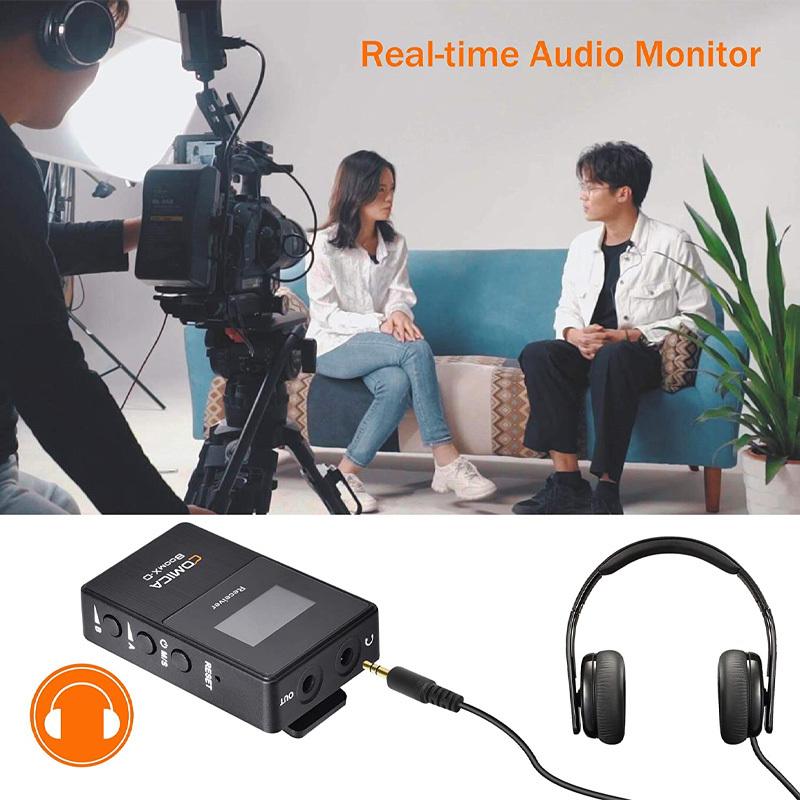 COMICA BoomX-D2 ワイヤレスマイクシステム 外付けマイク2.4G