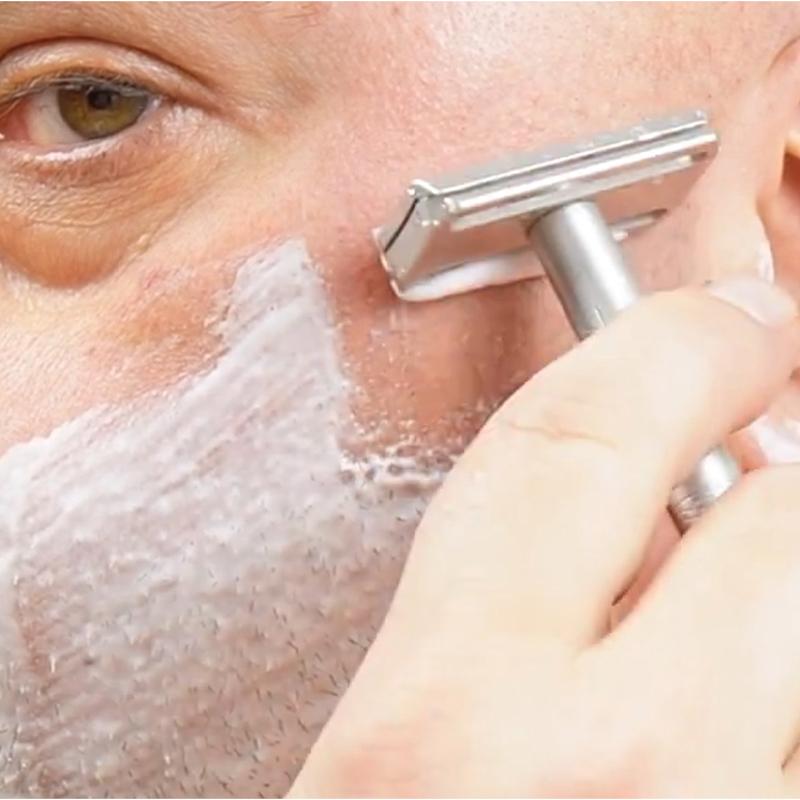 ヘンソンシェービング　AL13　スタンダード　両刃ホルダー　替刃3枚付き ヘンソンシェービング HENSON SHAVING AL13 スタンダード 替刃5