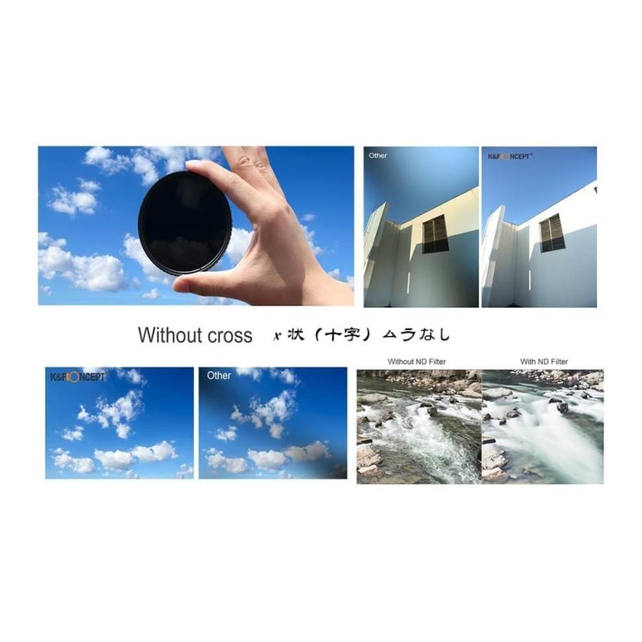 レンズフィルター K F Concept Ndフィルター 46mm 可変式 Nd2 Nd32 減光フィルター X状ムラなし 超薄型 レンズフィルター ネコポス 送料無料 Kf Nd2 Nd32 46mm Makana Mall 通販 Yahoo ショッピング
