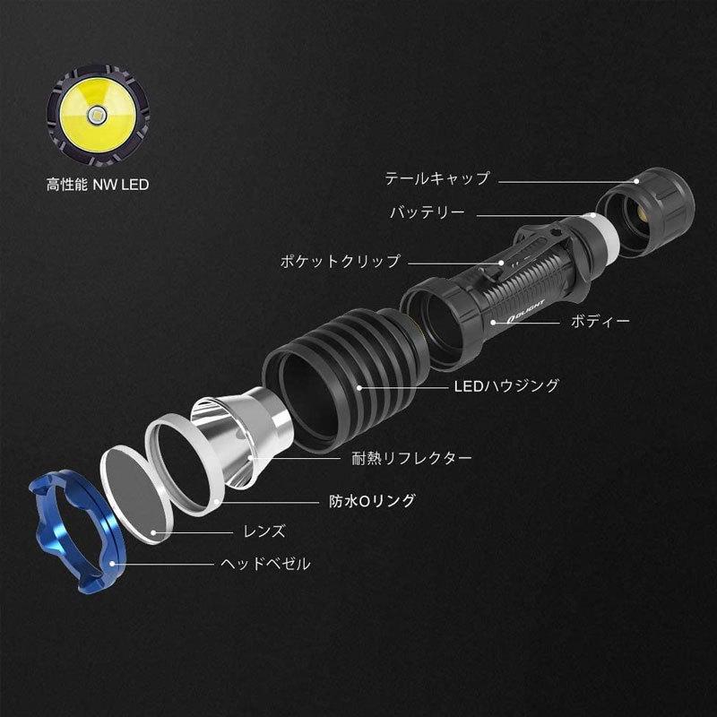 Olight　WARRIOR X PRO 2100ルーメン フラッシュライト OLIGHT オーライト WARRIOR X PRO タクティカルライト 2100
