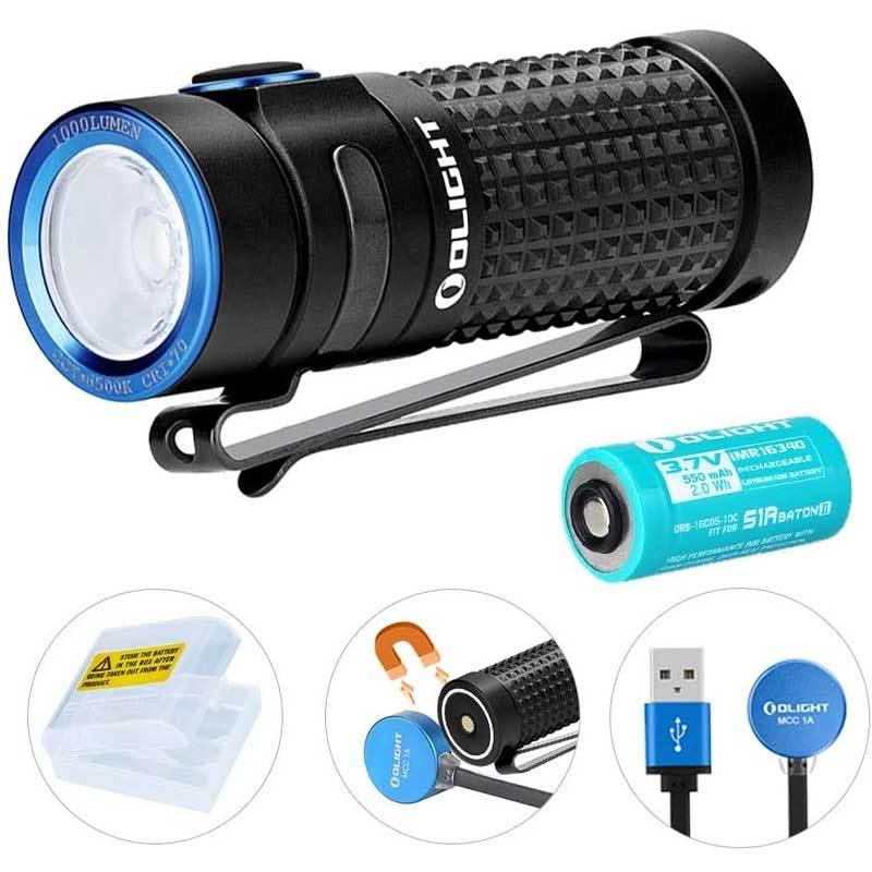 OLIGHT オーライト S1R BATON II 懐中電灯 1000ルーメン IPX8防水 小型軽量 充電式LED フラッシュライト 5段階切替 ハンディライト 防災用 アウトドア 室内｜makanainc｜09