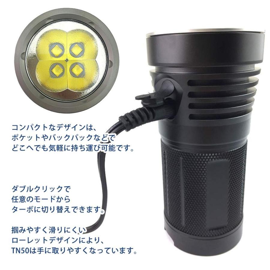 ThruNite TN50 16340ルーメン 充電式 LEDフラッシュライト CREE ThruNite TN50 16340ルーメン 充電式 LEDフラッシュライト CREE