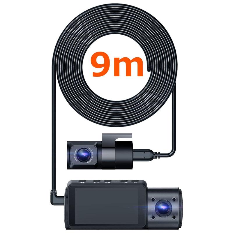 正規品】VANTRUE N4用 9m リアカメラ延長ケーブル 9m延長