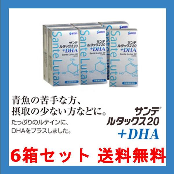 サンテルタックス２０+DHA　６ヵ月セット／送料無料!