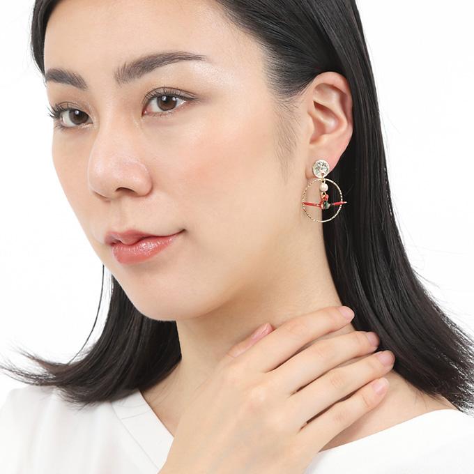 ピアス pierce レディース 揺れる 夏 和風 折り紙 10代 20代 30代 40代 