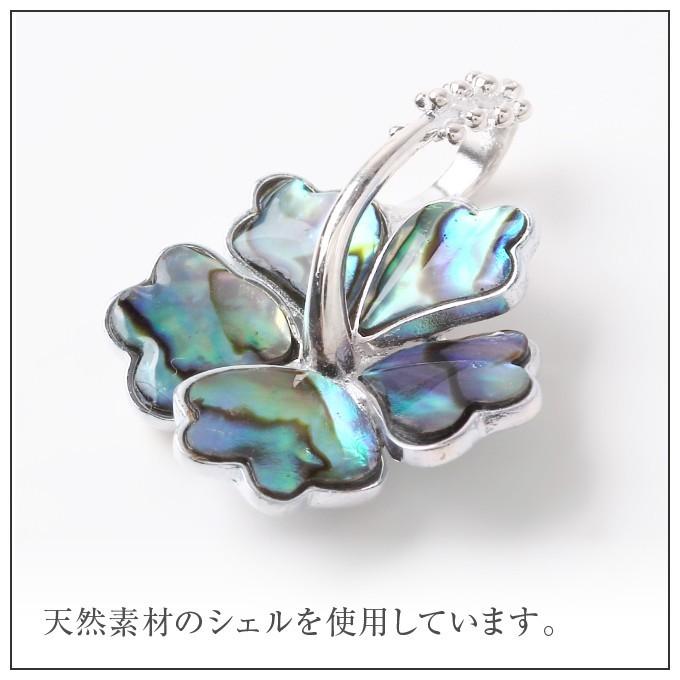 ハワイアンジュエリーペンダント ハイビスカス 貝 シェル ネックレス メンズ レディース_3