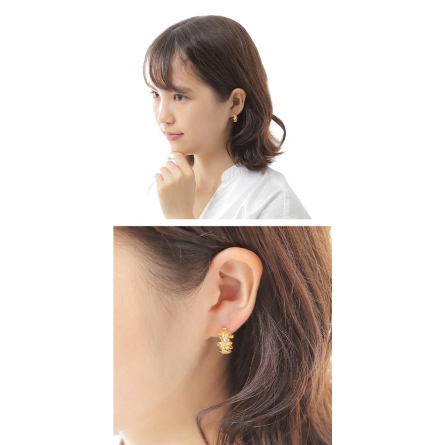 ハワイアンジュエリー ピアス jewelry pierce フープ リングチューブ サージカル ステンレス シルバー イエローゴールド｜makanilea-by-lma｜15