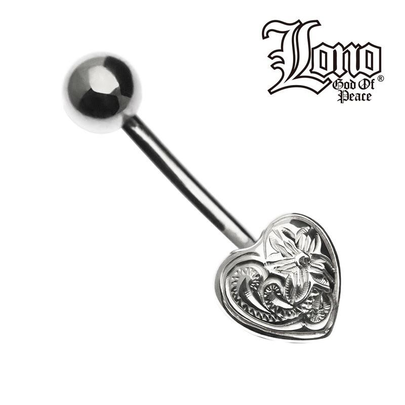 ハワイアンジュエリー LONO ロノハートボディピアス メンズ レディース 