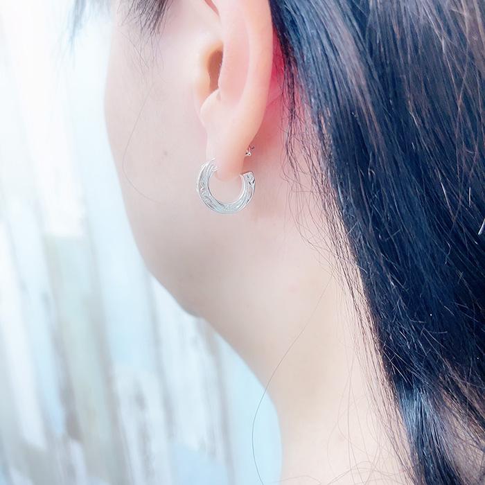 ハワイアンジュエリー LONO ロノフープピアス メンズ レディース 