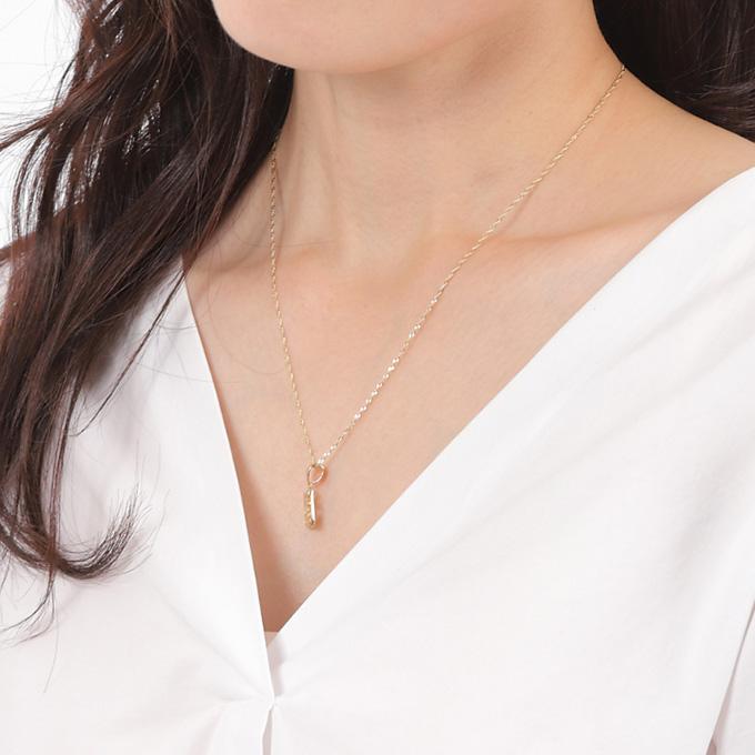 ハワイアンジュエリーネックレス ゴールド ペンダント トップ ヘッド 14金 14K イエローゴールド スクエア プルメリア 波 花 プチの画像