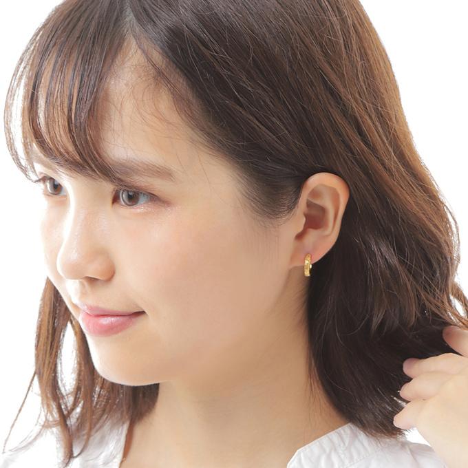 ハワイアンジュエリーピアス フープ 輪 リング 円形 チューブ サージカル ステンレス 316の画像